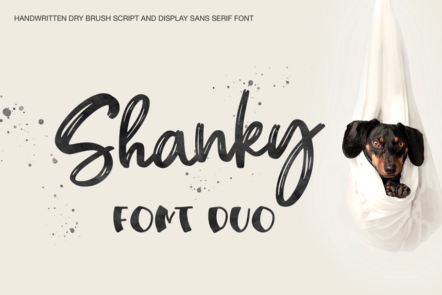 Shanky Font素材之家精选英文字体