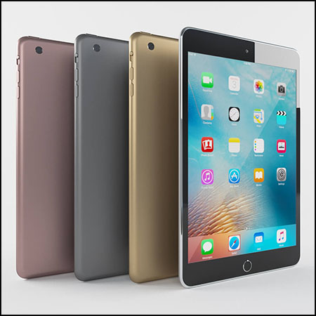 Apple iPad Mini苹果MINI平板电脑素材之家精选3D模型