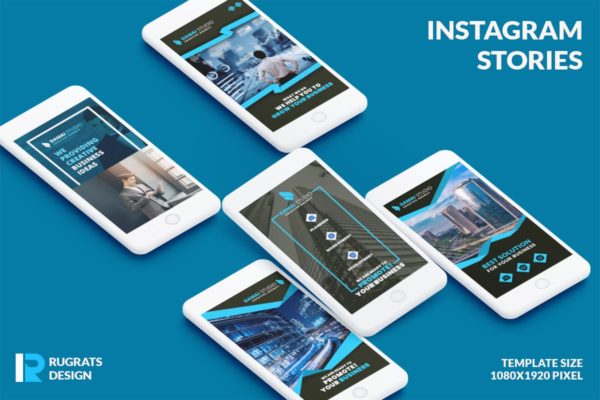 商业推广Instagram故事设计模板素材库精选 Business Instagram Story Template