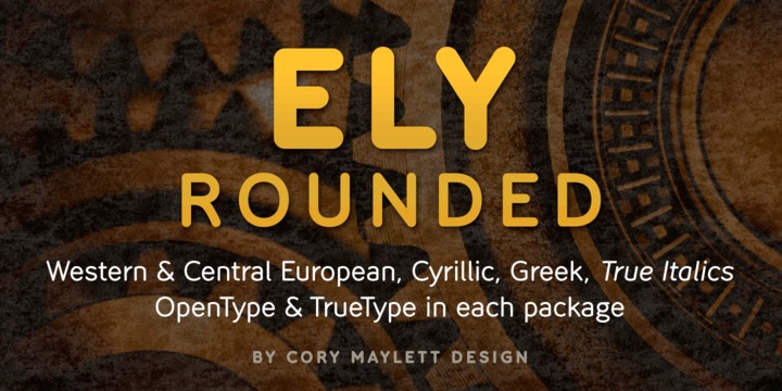 Ely Rounded Font Family素材之家精选英文字体