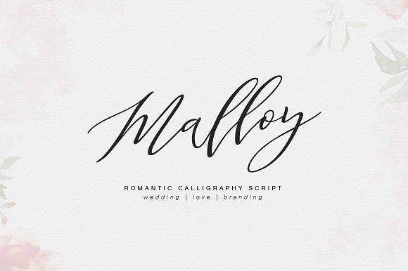 Malloy Font素材之家精选英文字体