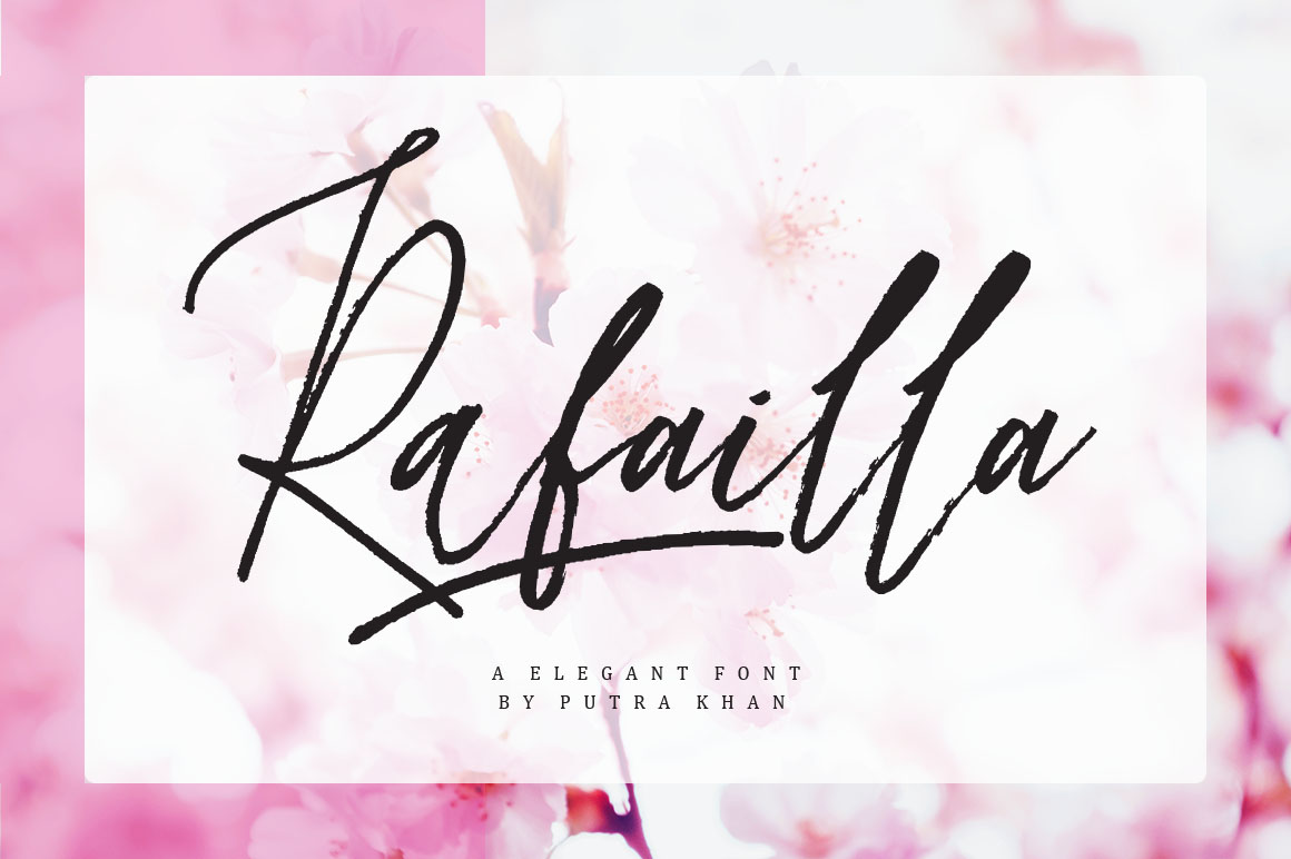 Rafailla Font素材之家精选英文字体