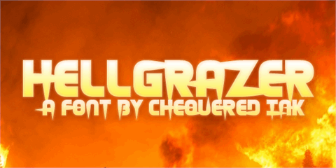 Hellgrazer font素材之家精选英文字体
