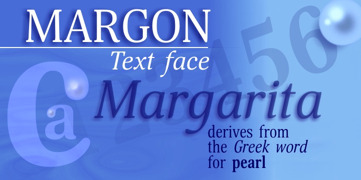 Margon Font素材之家精选英文字体