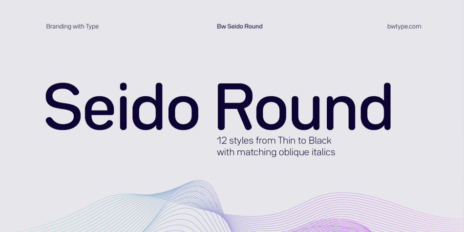 Bw Seido Round Font素材之家精选英文字体