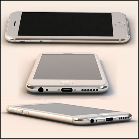 Apple Iphone 6苹果手机素材之家精选3D模型