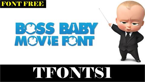 Boss Baby font素材之家精选英文字体