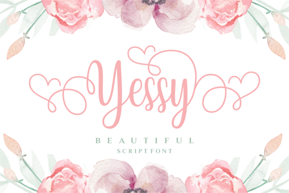 Yessy Font素材之家精选英文字体