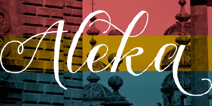 Aleka Font素材之家精选英文字体