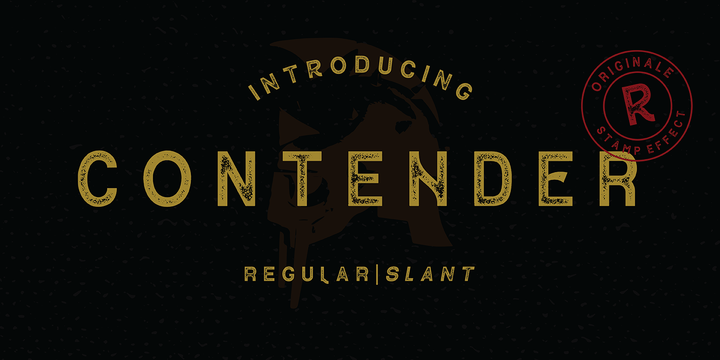 Contender Font Family素材之家精选英文字体