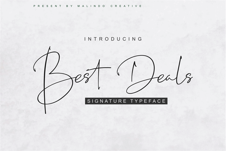 Best Deals font插图