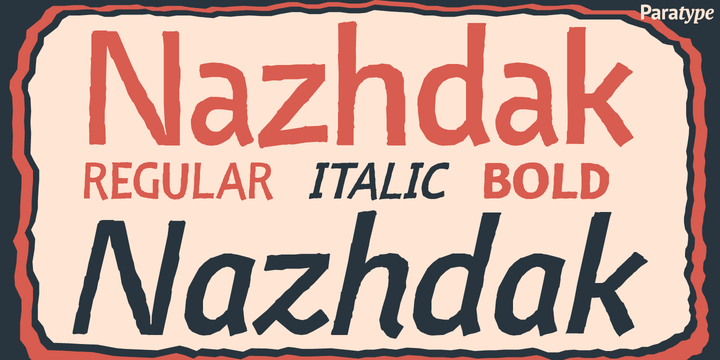 Nazhdak Font Family素材之家精选英文字体