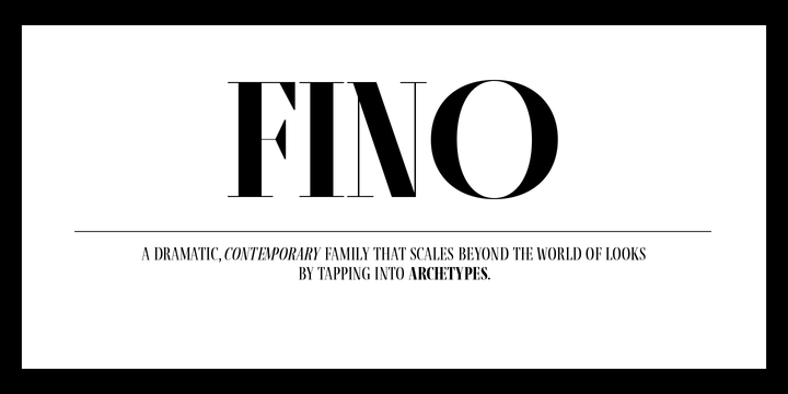 Fino Sans Font Family素材之家精选英文字体