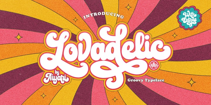 Lovadelic Font Family素材之家精选英文字体