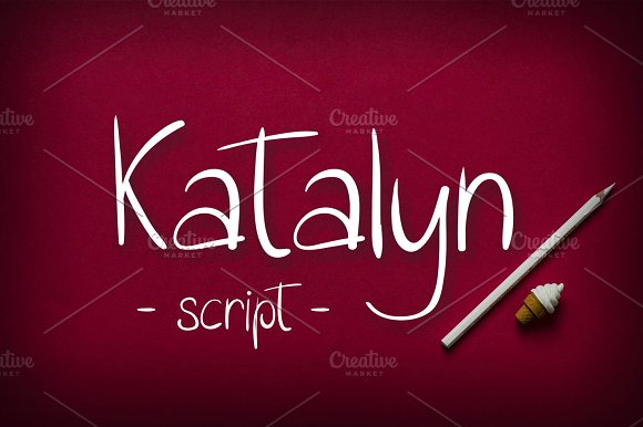 Kataly Font素材之家精选英文字体