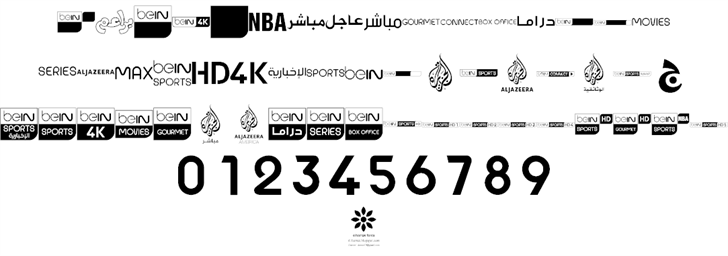 logos bein aljazeera font插图2 logos bein aljazeera font插图2