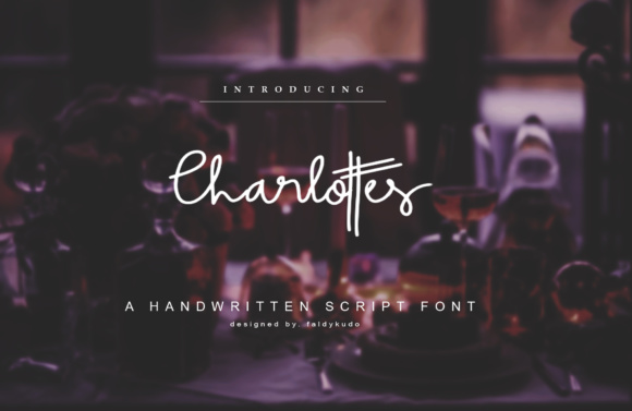 Charlottes Font素材之家精选英文字体