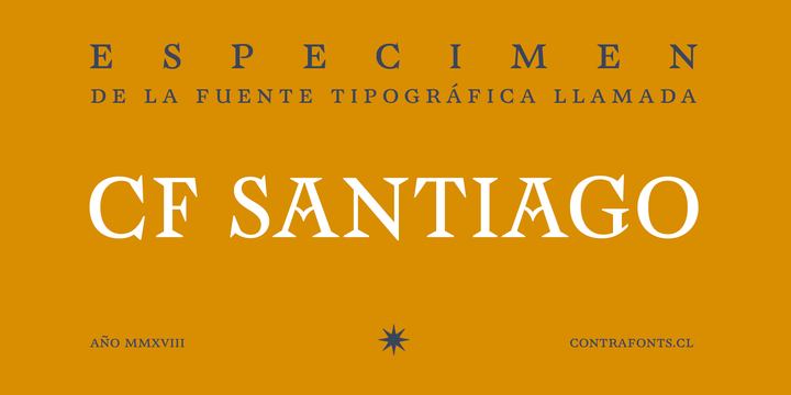 CF Santiago Font素材之家精选英文字体