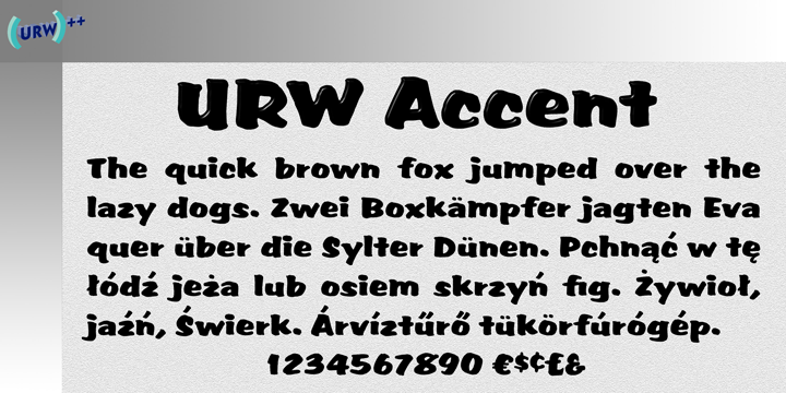 Accent Font素材之家精选英文字体