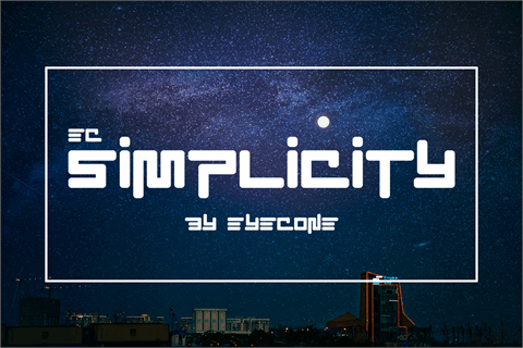 EC SimpliCity font素材之家精选英文字体