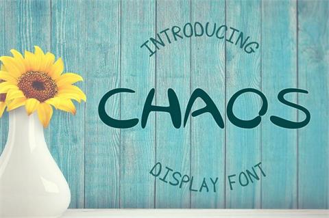 EP Chaos font素材之家精选英文字体