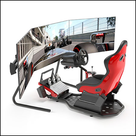 赛车游戏模拟器素材之家精选3D模型