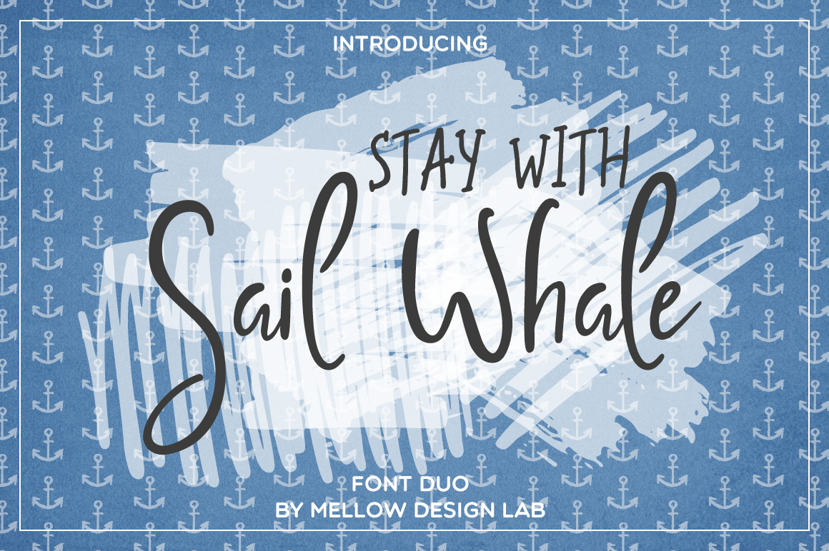 Sail Whale Brush Font素材之家精选英文字体
