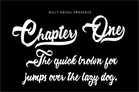 Chapter One Personal Use font素材之家精选英文字体