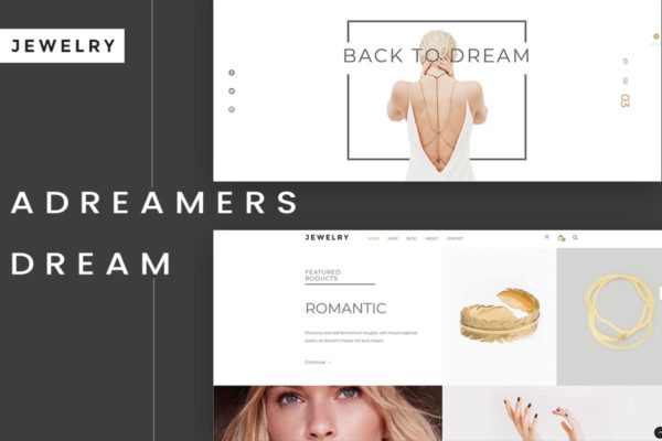 珠宝电商网站HTML模板素材库精选 Jewelry- Ecommerce HTML5 Template