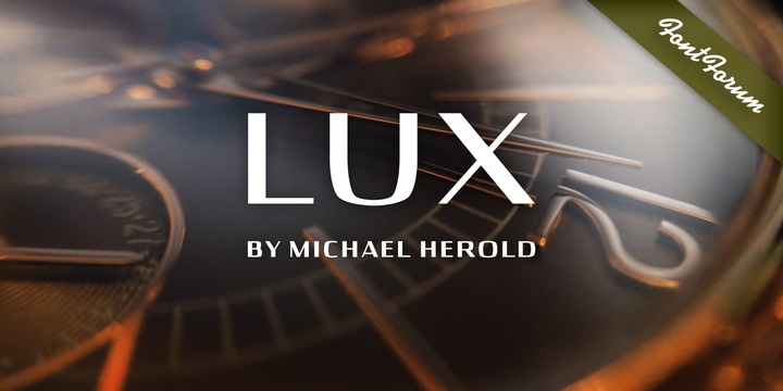 Lux Font素材之家精选英文字体