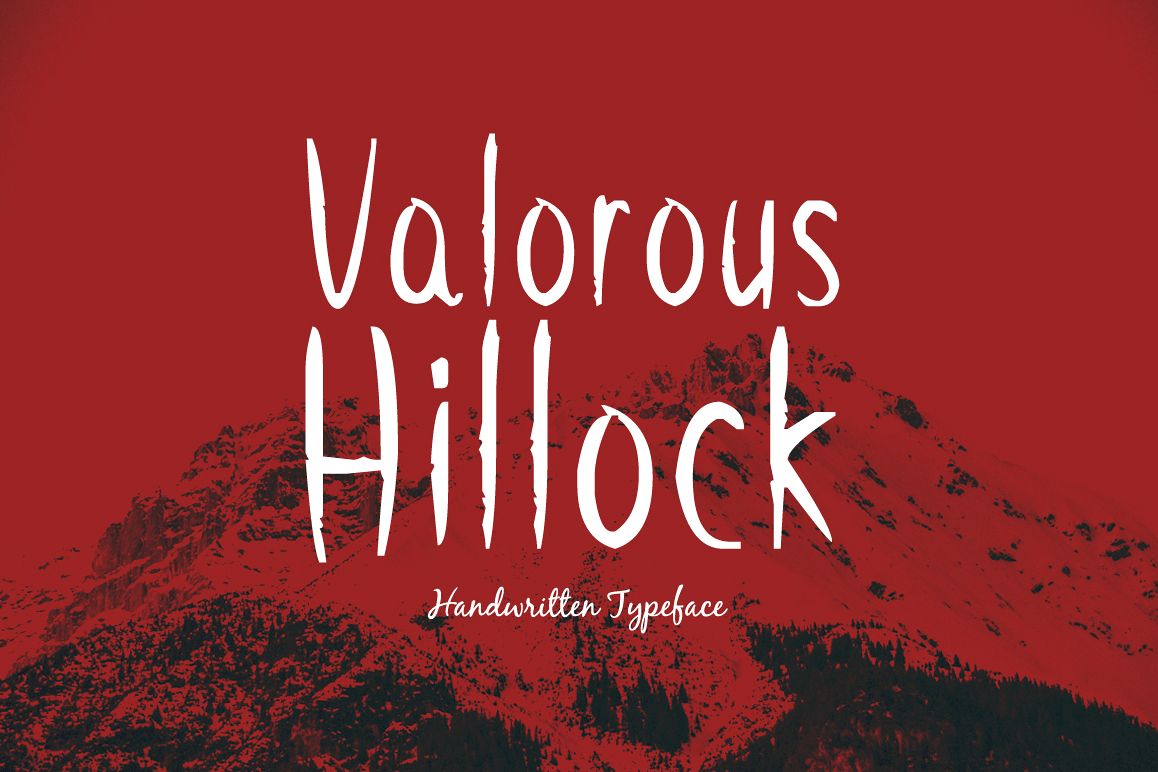 Valorous Hillock Regular Font素材之家精选英文字体