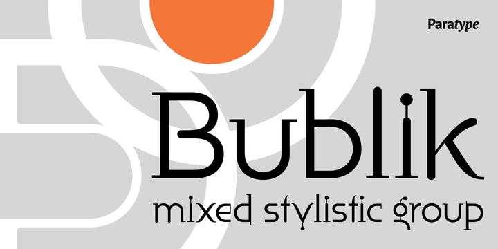 Bublik Font Family素材之家精选英文字体