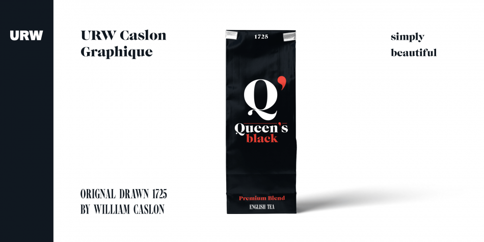 URW Caslon Graphique Font素材之家精选英文字体