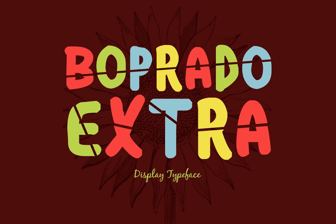 Boprado Extra Regular Font素材之家精选英文字体