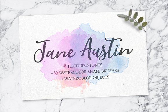 Jane Austin Font & Extras素材之家精选英文字体