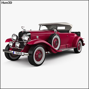 凯迪拉克V-16 Roadster 1930 素材之家精选3D模型