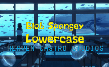 Blob Spongey Lowercase font素材之家精选英文字体