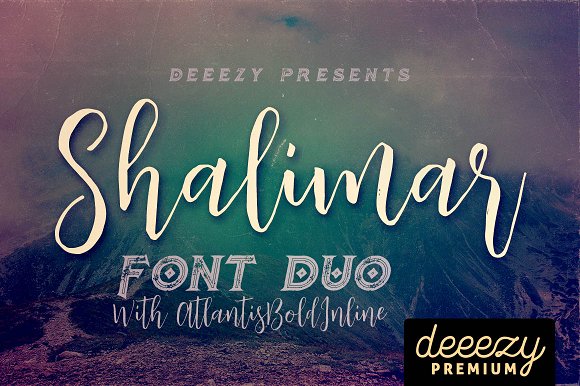 Shalimar Font Duo素材之家精选英文字体