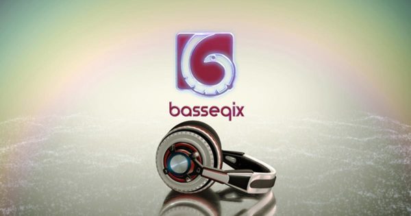 3D元素粒子特效耳机品牌logo演示素材库精选AE模板 Headphones Logo