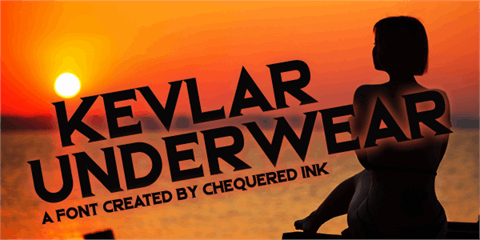 Kevlar Underwear font素材之家精选英文字体