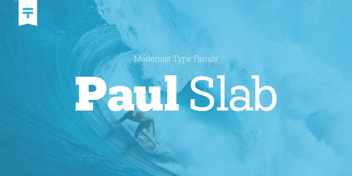 Paul Slab Font Family素材之家精选英文字体