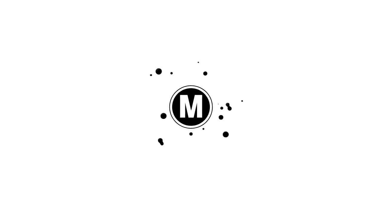 可爱卡通液体特效旋转logo动画素材库精选AE模板