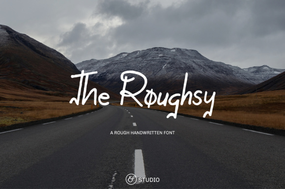 The Roughsy Font素材之家精选英文字体