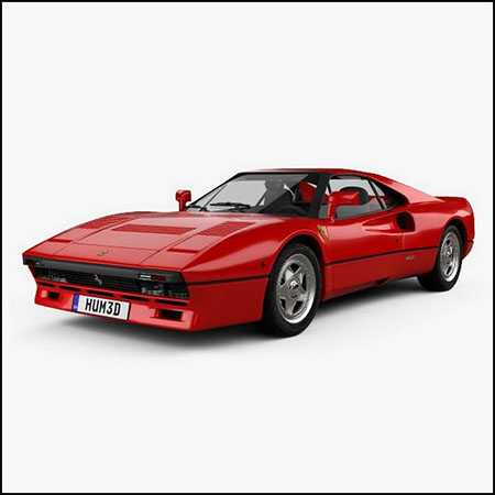 Ferrari 288 GTO 1984法拉利跑车汽车素材之家精选3D模型