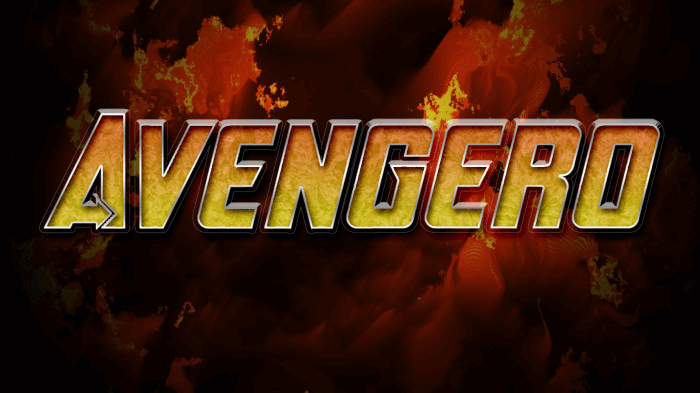 Avengero font插图