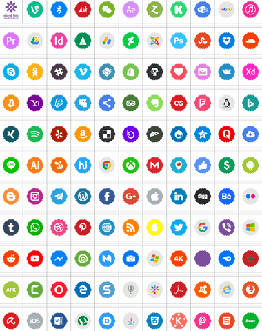 Social Icons Pro 2019 font素材之家精选英文字体