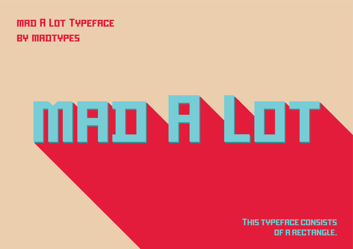 Mad A Lot Font素材之家精选英文字体