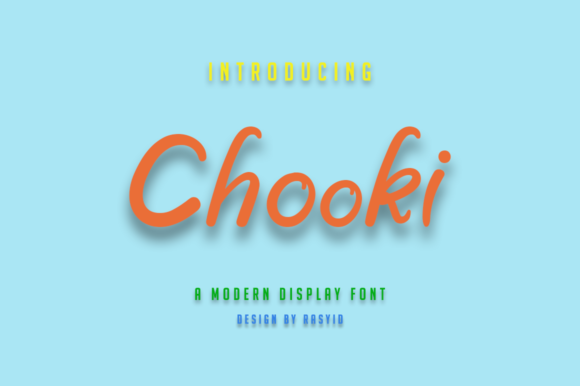 Chooki Font素材之家精选英文字体