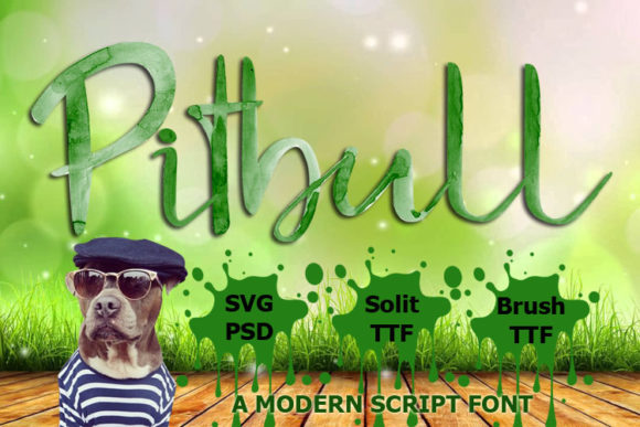 Pitbull Font素材之家精选英文字体