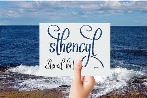Sthencyl font素材之家精选英文字体